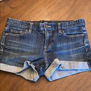 Jcrew Hipslung Jean shorts